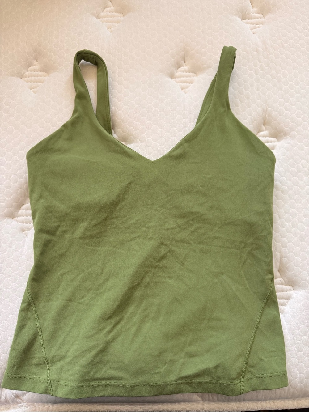 lululemon athletica Olive Green V-Neck Tank - Picture 2 of 6
